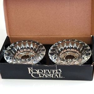 SET OF TWO RARE FIND ELEGANT CANDLE/VOTIVE HOLDERS